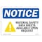 Signmission OSHA Notice Sign, OSHA-MSDS-Right-to-Know-Sign-, 10in X 7in Rigid Plastic, 10" W, 7" H, Landscape OS-NS-P-710-L-17047 - alternate 1
